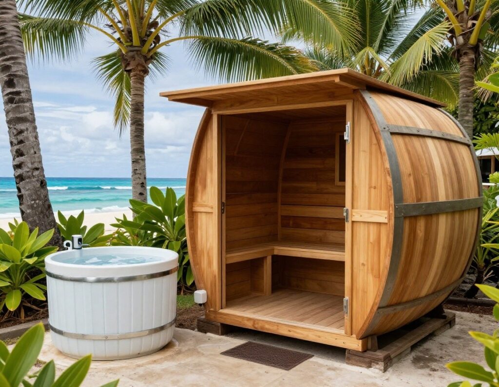 Wellness and recovery amenities at The Point Surf Park in Fellsmere, Florida