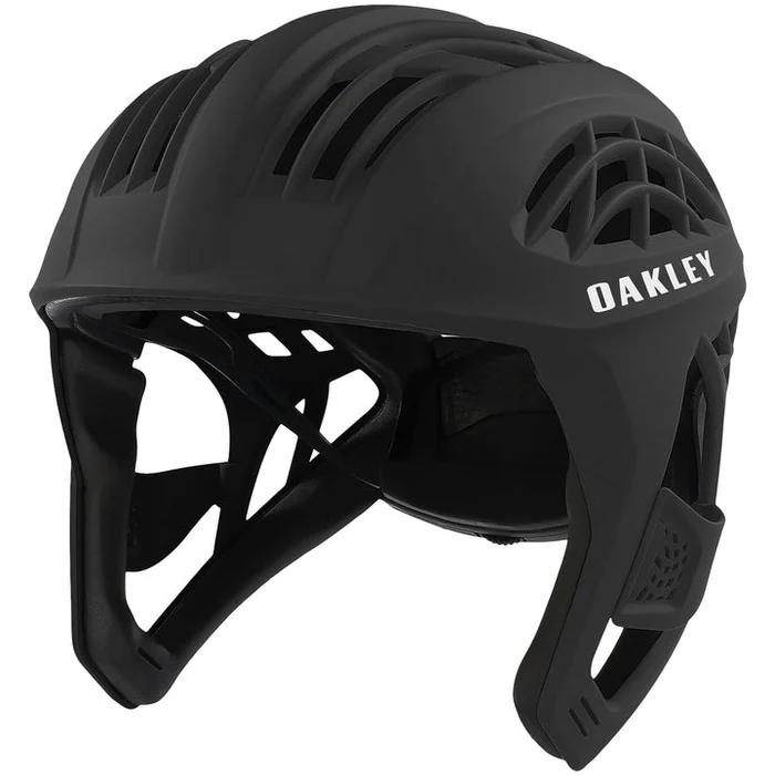 Oakley matte black surf helmet available to rent