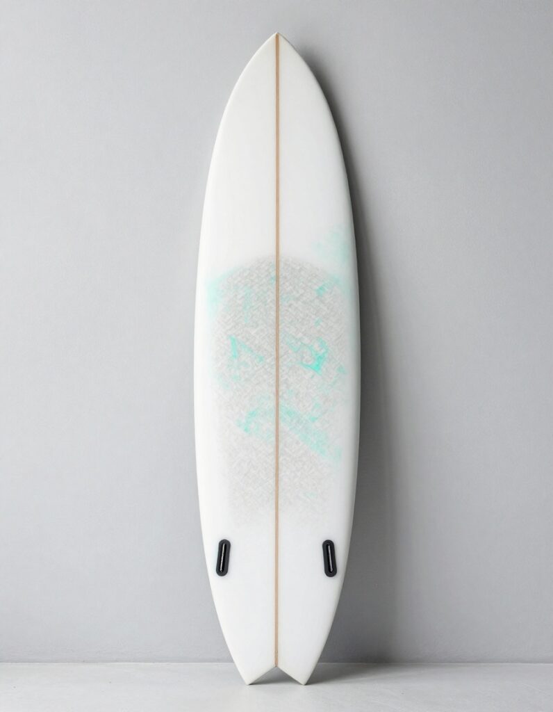 Soft-top foam surfboard rental