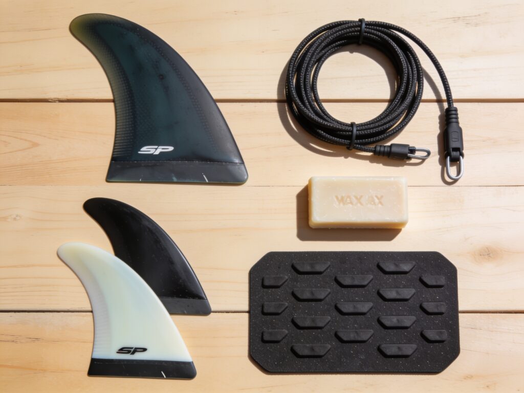 Surf hardware accessories rental at The Point Surf Park in Fellsmere, FL